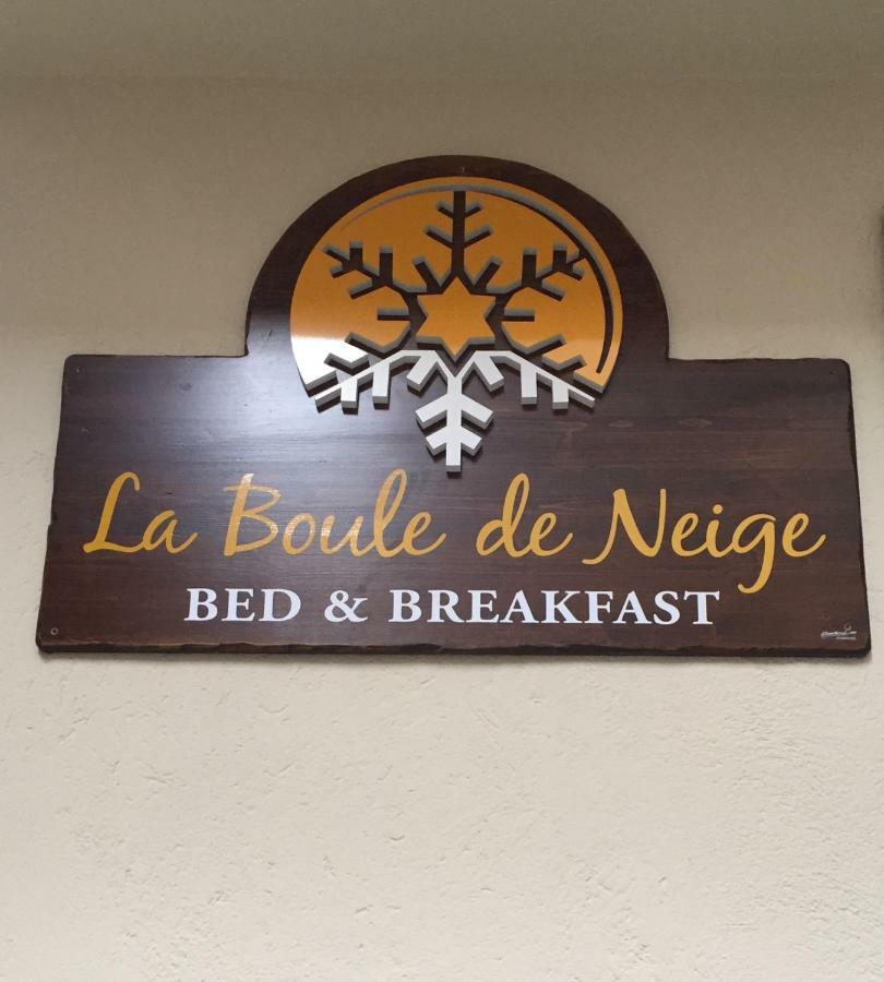 La Boule De Neige Bed & Breakfast Pre-Saint-Didier Bagian luar foto